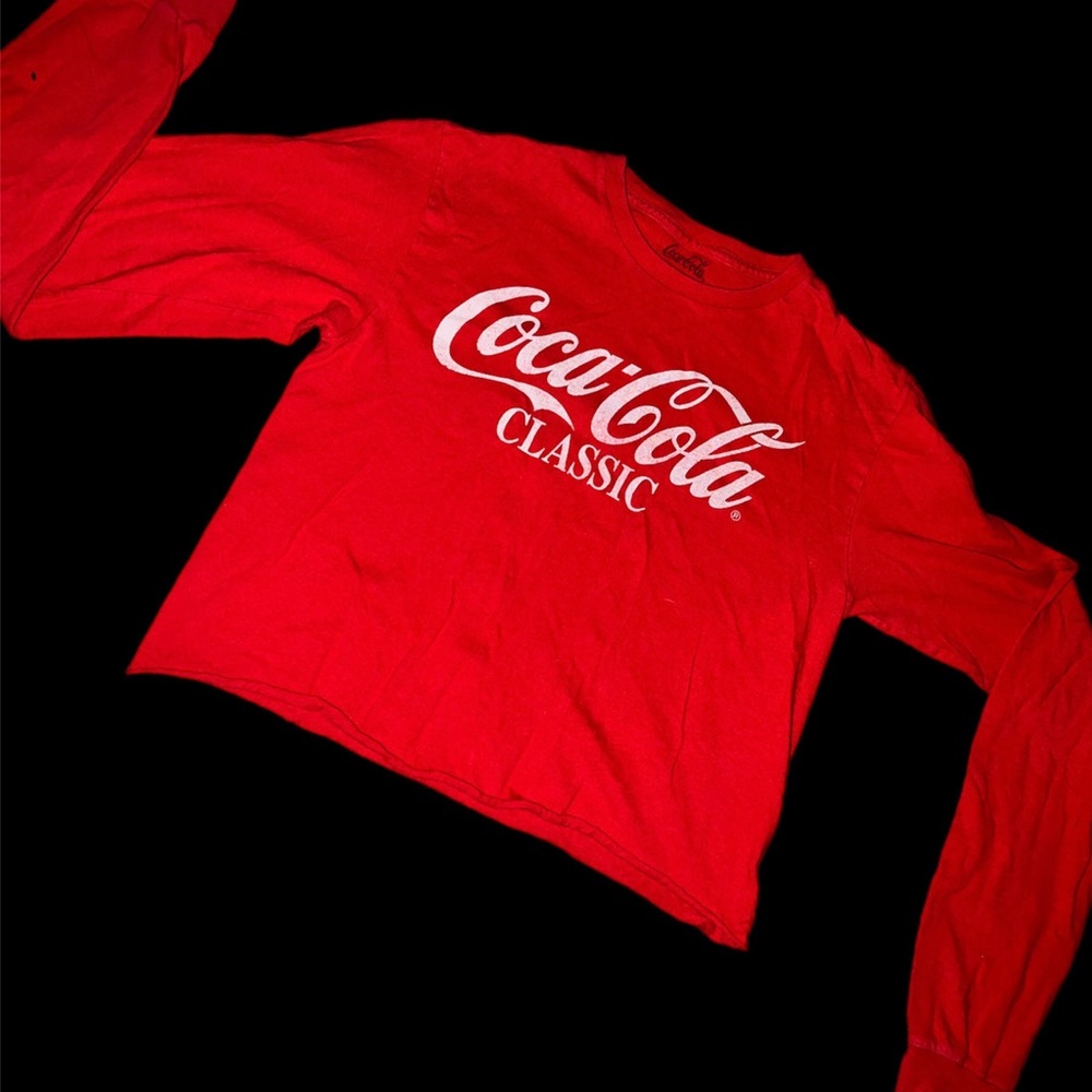 Teen crop top Coca Cola